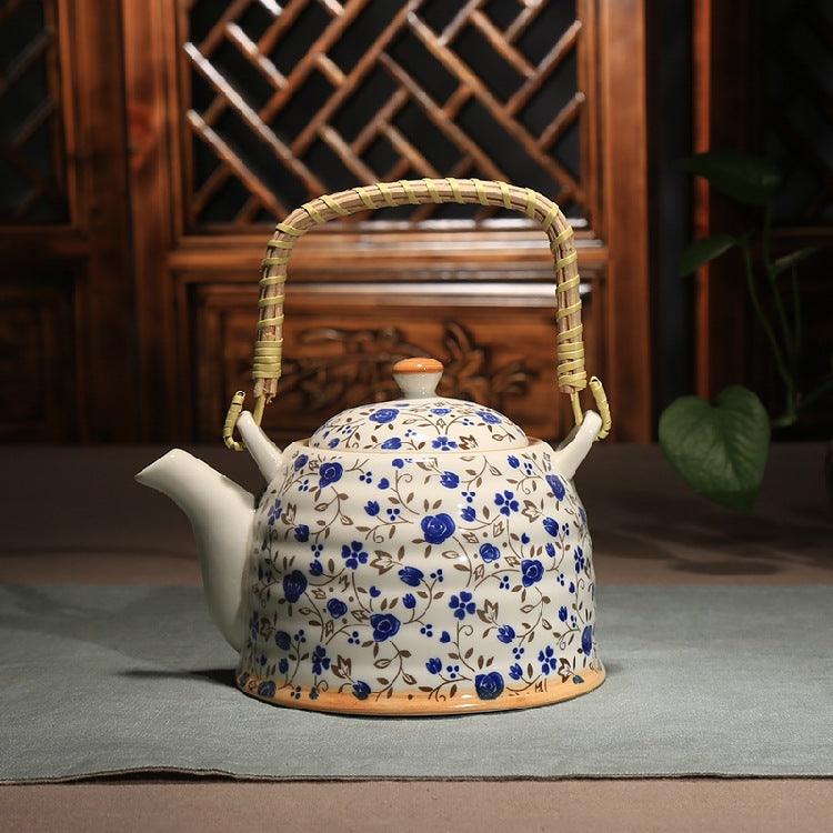 Ceramic Teapot With Strainer Large Handle Pot Single Pot Household - Nioor