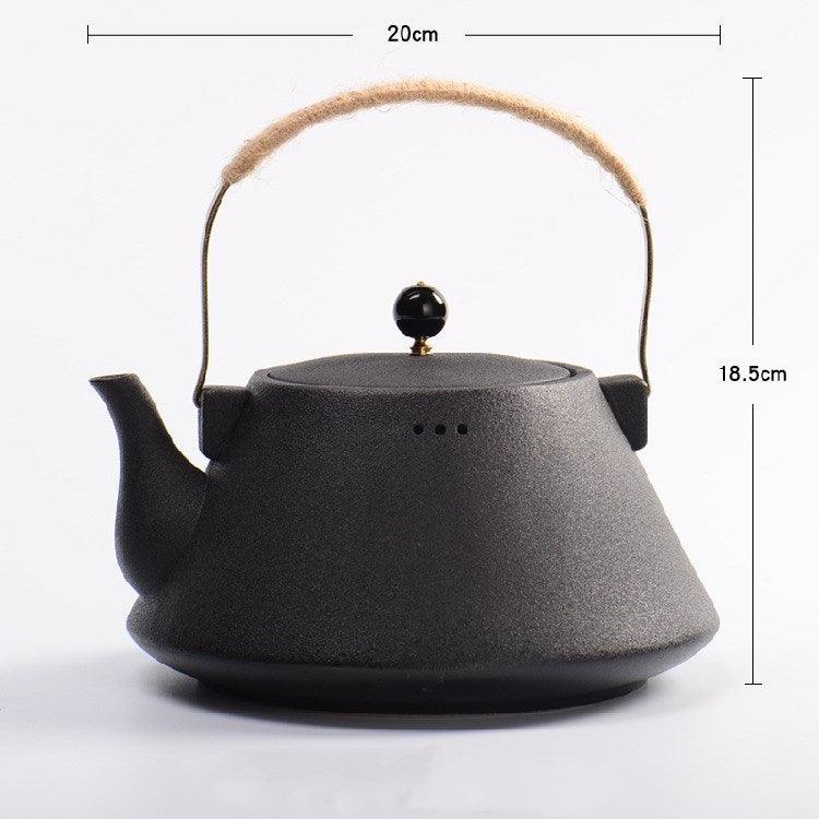 Ceramic Teapot With Strainer Large Handle Pot Single Pot Household - Nioor