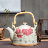 Ceramic Teapot With Strainer Large Handle Pot Single Pot Household - Nioor