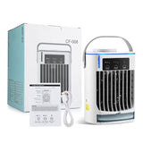 New Mini Air Cooler Household Humidification Spray Fan