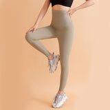 Fleece Pregnant Women Lightweight Autumn And Winter High Elastic Buttocks Leggings - Nioor