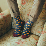 Men's Retro British Gentleman Mid-calf Length And Knee High Socks - Nioor