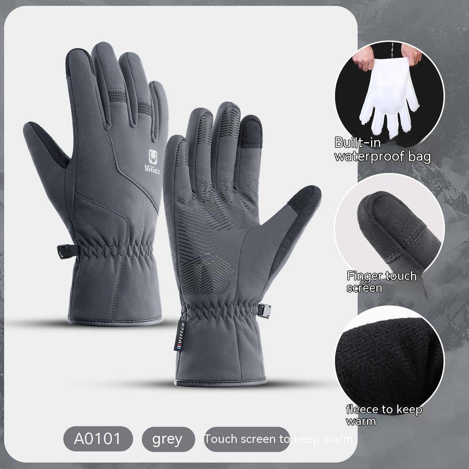 Outdoor Winter Warm Gloves Waterproof Windproof Touch Screen - Nioor