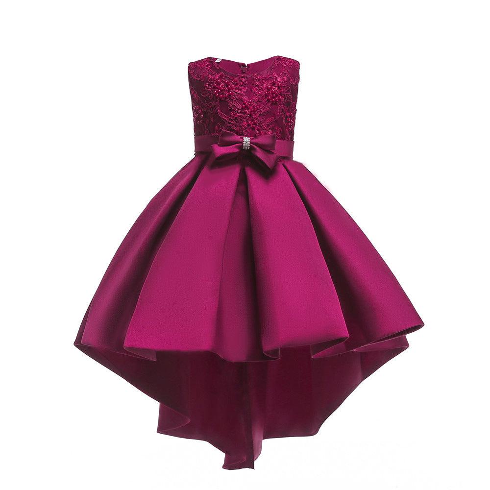 Children's Dresses, Trailing High-end Princess Dresses In Children's Performance Costumes - Nioor