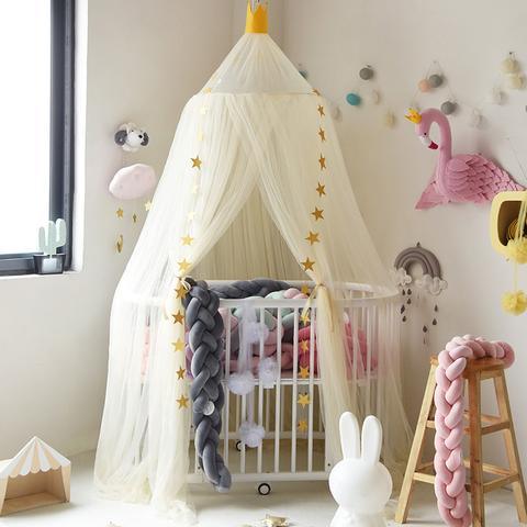 Children's Mosquito Net Baby Crown Army Mesh Bed Tent Tent Star Ornaments - Nioor