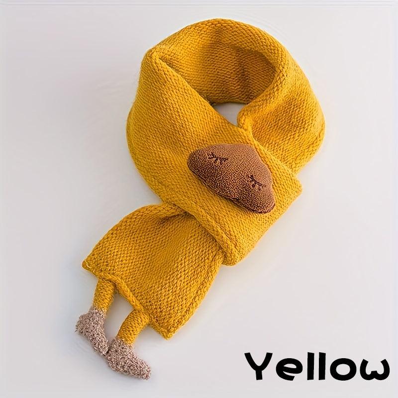 Children's Scarf, Girls Warm Knitted Scarf, Cute Cloud Neck Scarf For Autumn And Winter Kids Scarf Soft Warm Knit Neck Warmer Winter Classic Scarf For Boys Girls - Nioor