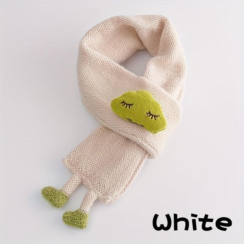 Children's Scarf, Girls Warm Knitted Scarf, Cute Cloud Neck Scarf For Autumn And Winter Kids Scarf Soft Warm Knit Neck Warmer Winter Classic Scarf For Boys Girls - Nioor