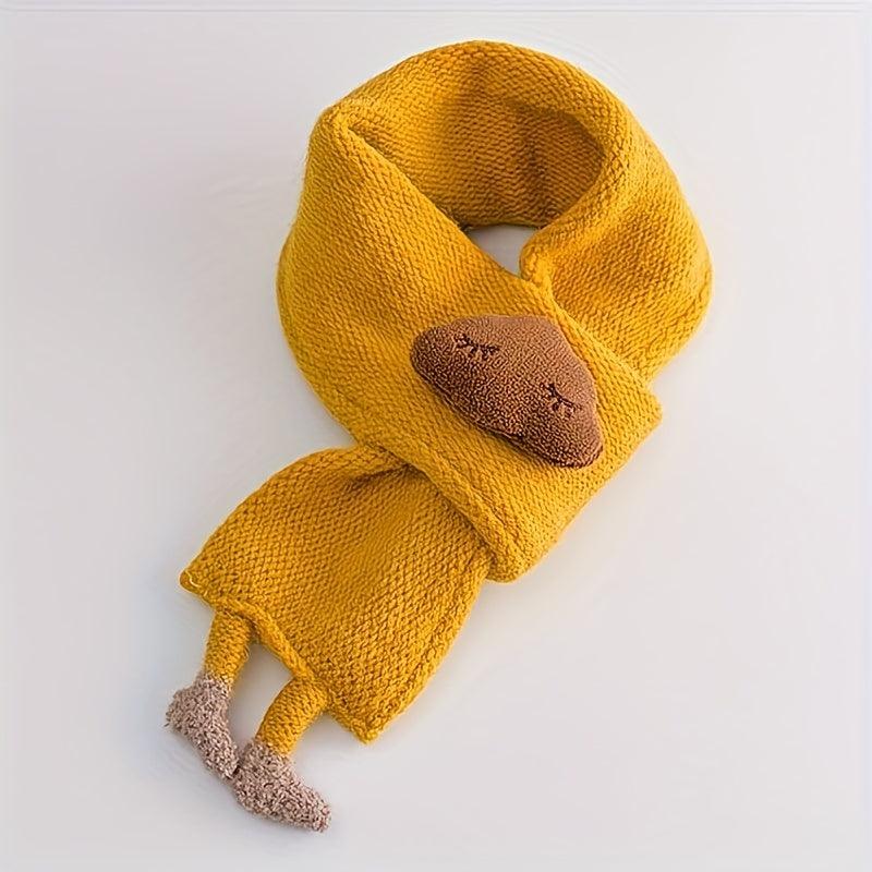 Children's Scarf, Girls Warm Knitted Scarf, Cute Cloud Neck Scarf For Autumn And Winter Kids Scarf Soft Warm Knit Neck Warmer Winter Classic Scarf For Boys Girls - Nioor