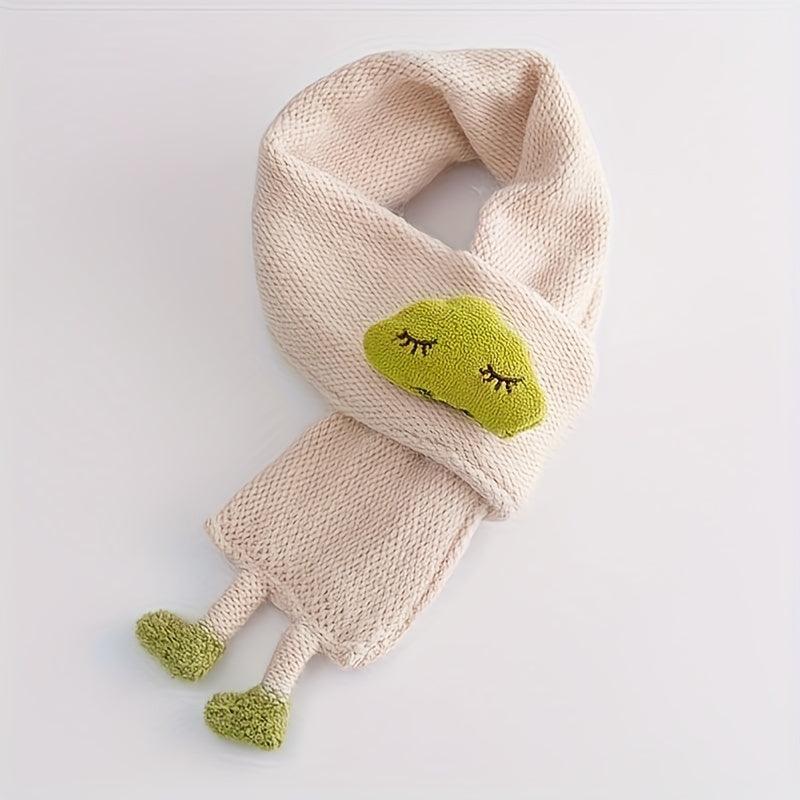 Children's Scarf, Girls Warm Knitted Scarf, Cute Cloud Neck Scarf For Autumn And Winter Kids Scarf Soft Warm Knit Neck Warmer Winter Classic Scarf For Boys Girls - Nioor