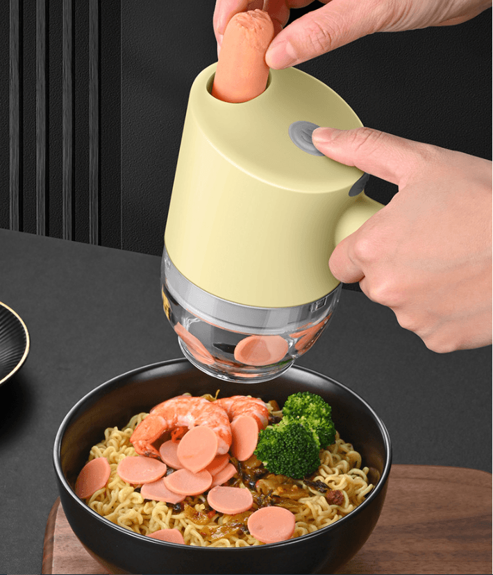 Chopper Kitchen Household Multi-functional Electric Vegetable Cutter Lazy Chopping Artifact Handheld Chopper Kitchen Gadgets - Nioor