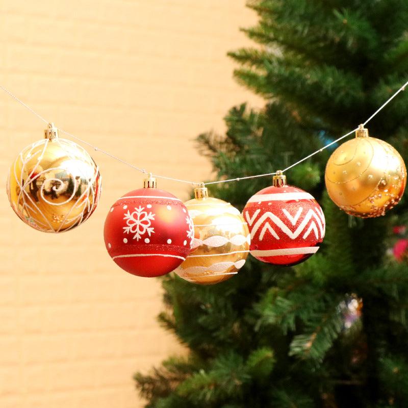 Christmas ball, bright ball, 6cm24, Christmas decorations, Christmas tree, Christmas tree decoration - Nioor