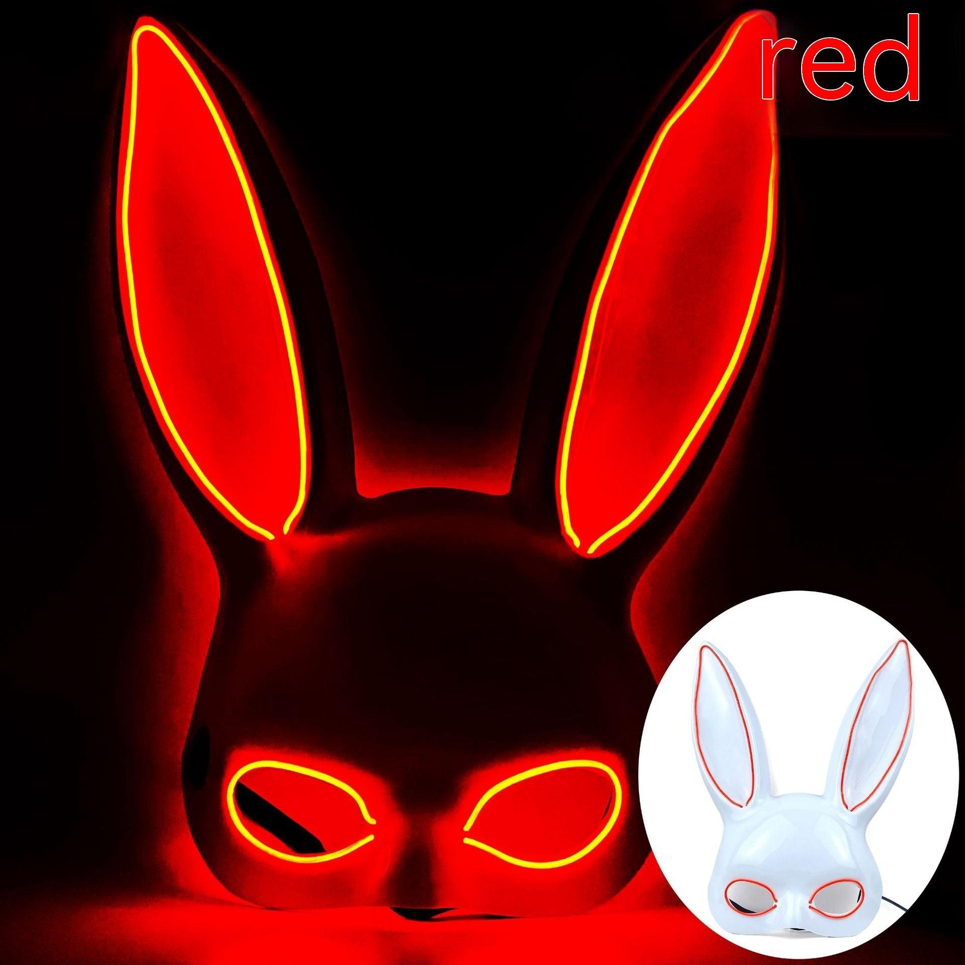 Christmas Ball Luminous Rabbit Mask - Nioor