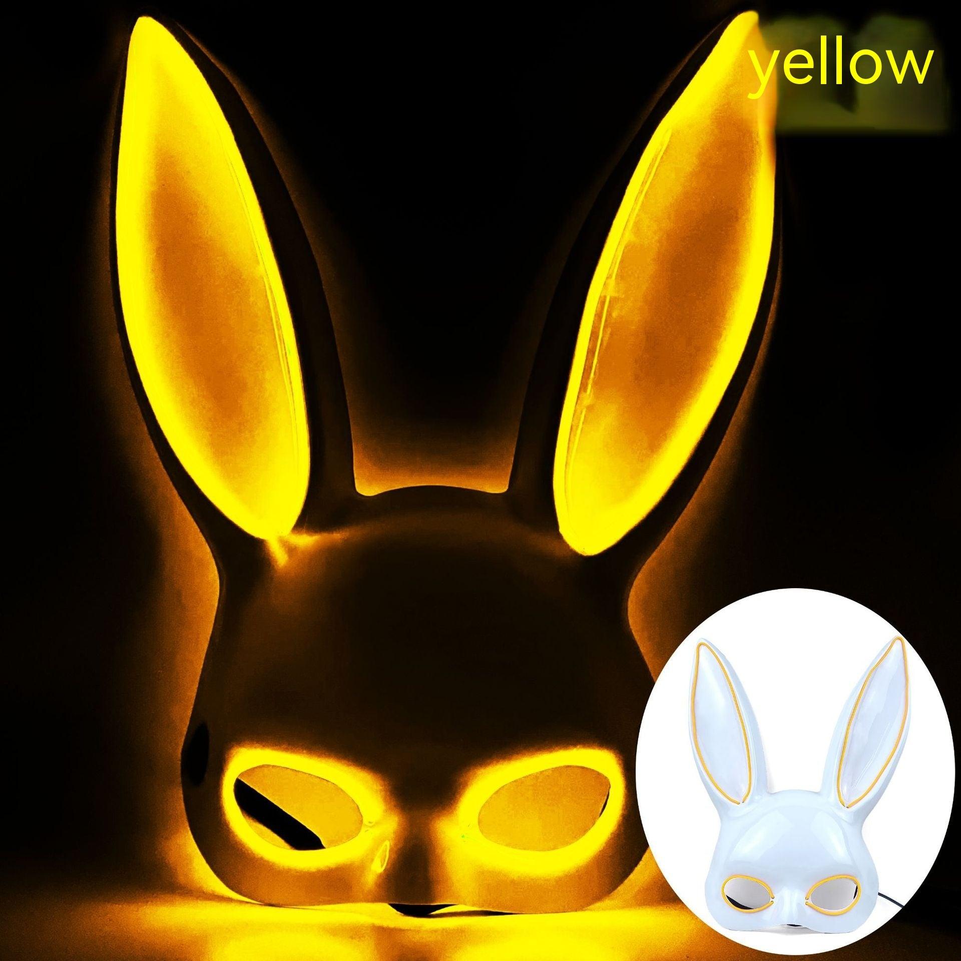 Christmas Ball Luminous Rabbit Mask - Nioor