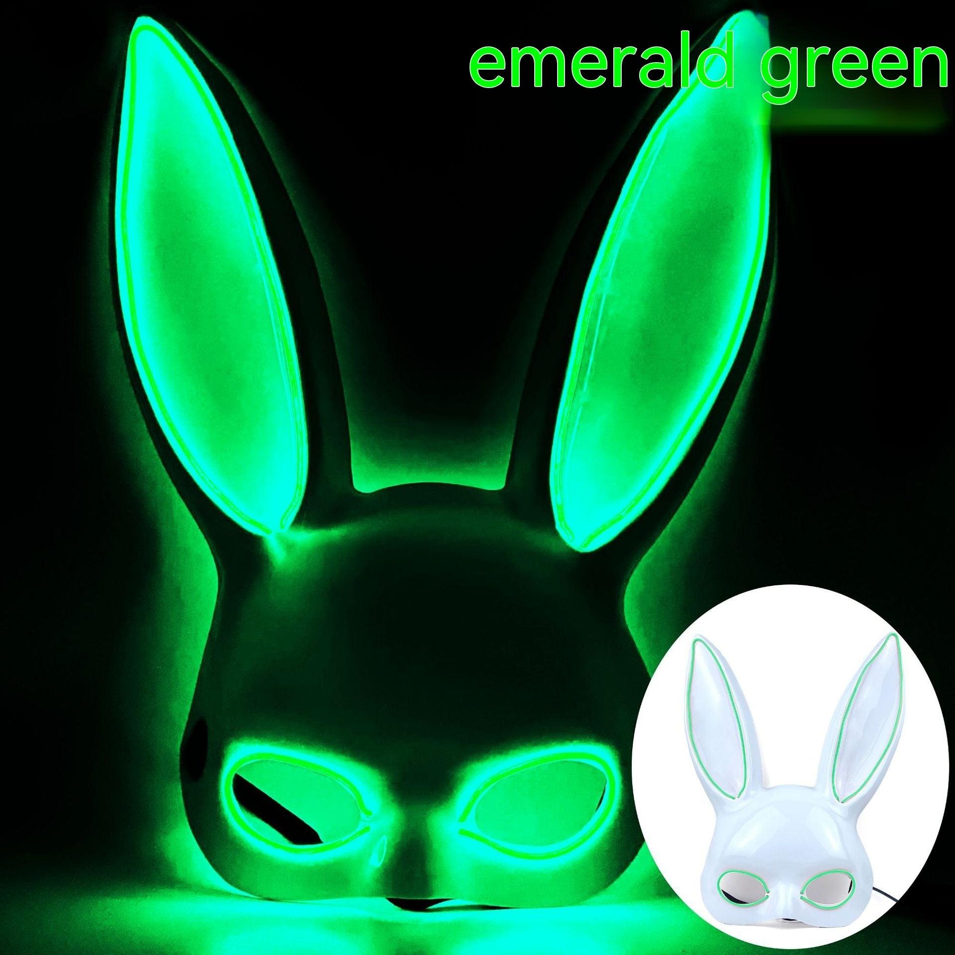 Christmas Ball Luminous Rabbit Mask - Nioor