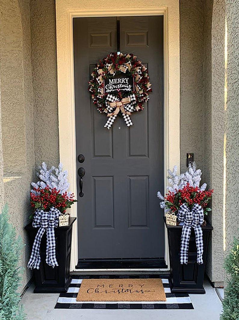 Christmas bow garland - Nioor