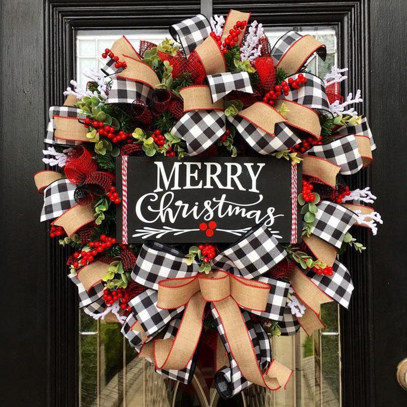 Christmas bow garland - Nioor