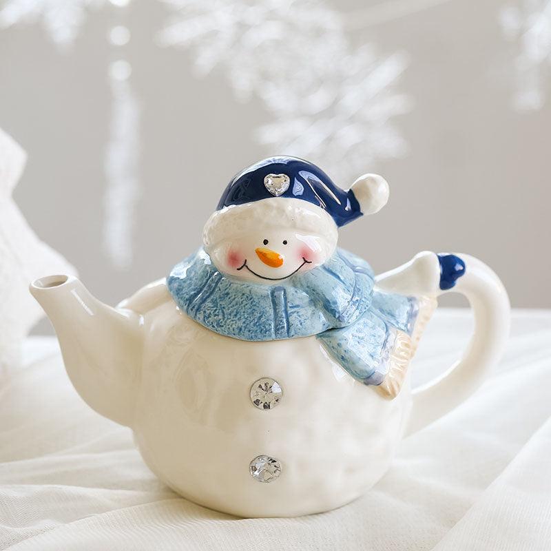 Christmas Ceramic Ornaments and Snowman Tableware - Nioor