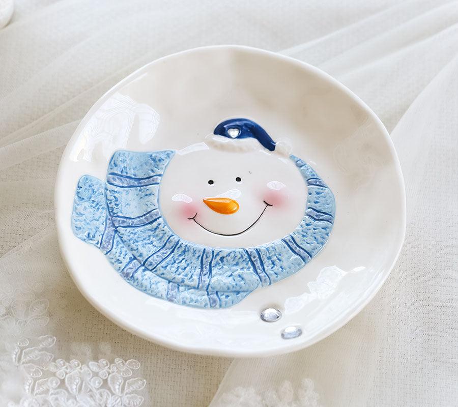 Christmas Ceramic Ornaments and Snowman Tableware - Nioor