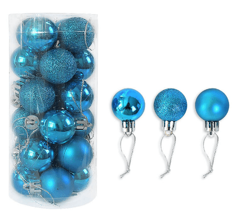 Christmas Decoration Shiny Matte Christmas Ball - Nioor