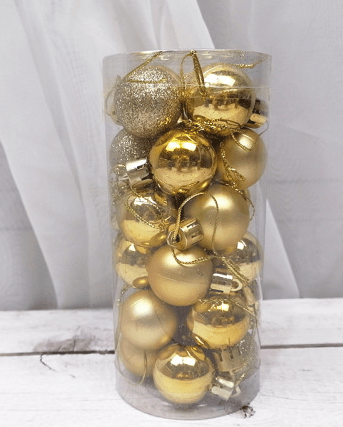 Christmas Decoration Shiny Matte Christmas Ball - Nioor