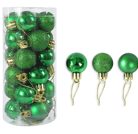 Christmas Decoration Shiny Matte Christmas Ball - Nioor