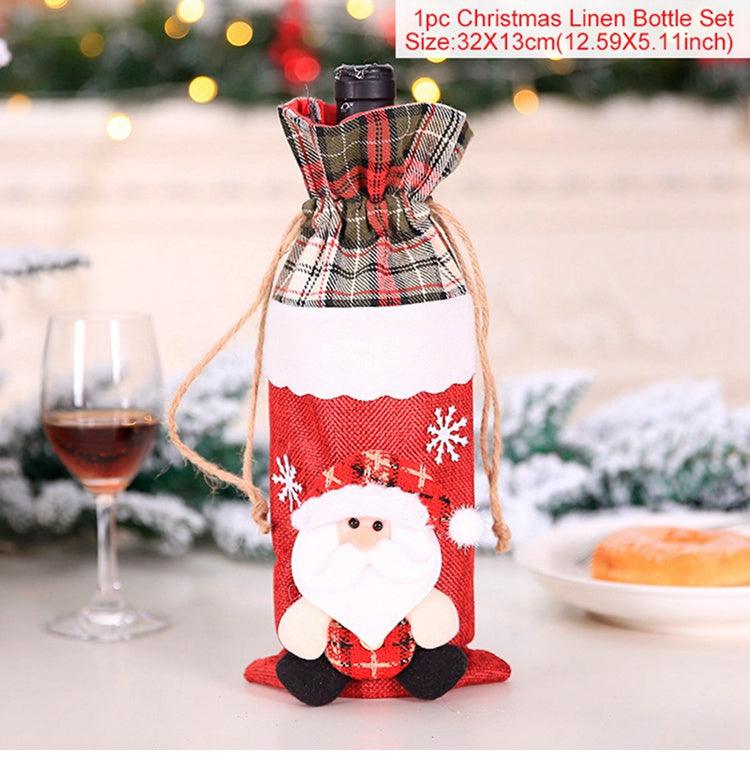 Christmas Decorations Christmas Wine Bottle Socks - Nioor