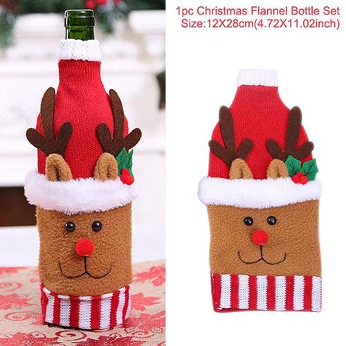 Christmas Decorations Christmas Wine Bottle Socks - Nioor