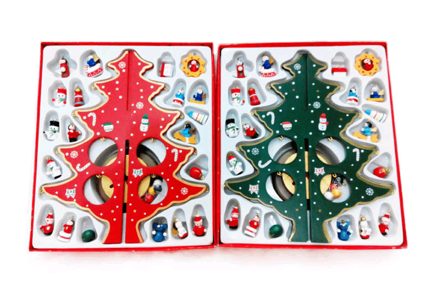 Christmas Decorations Creative Christmas Tree Desktop Decoration Decorations Wood Christmas Tree - Nioor