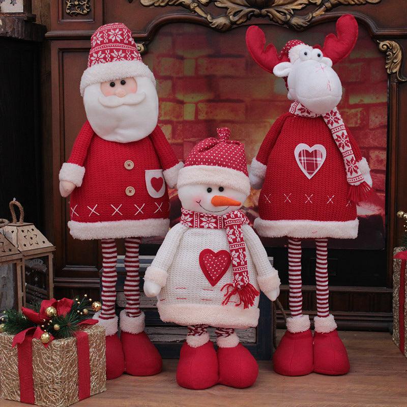 Christmas Decorations For Home Big Santa Claus Doll Children Xmas New Year Gift Christmas Tree Decor Wedding Party Supplies - Nioor