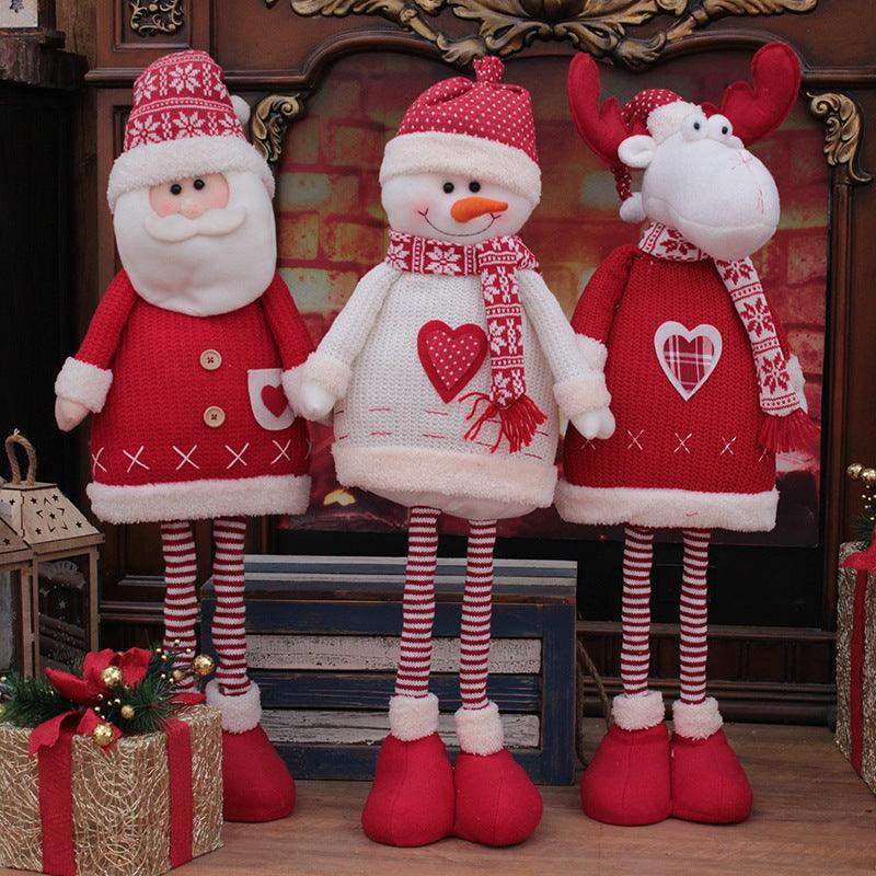 Christmas Decorations For Home Big Santa Claus Doll Children Xmas New Year Gift Christmas Tree Decor Wedding Party Supplies - Nioor