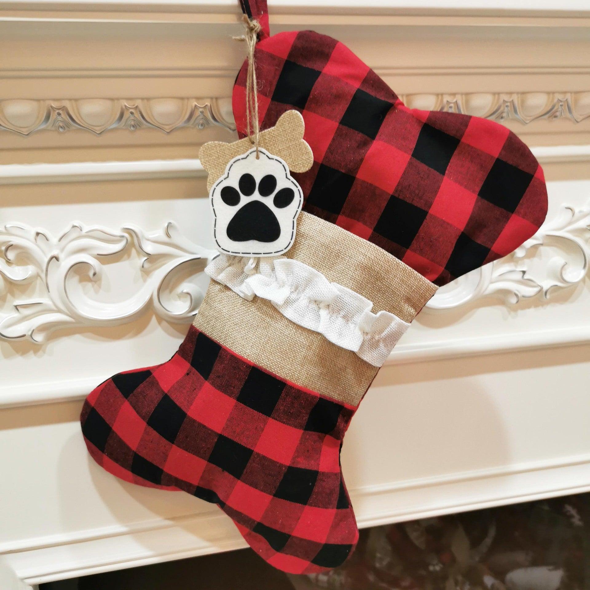 Christmas Ornament Christmas Socks Gift Bag - Nioor