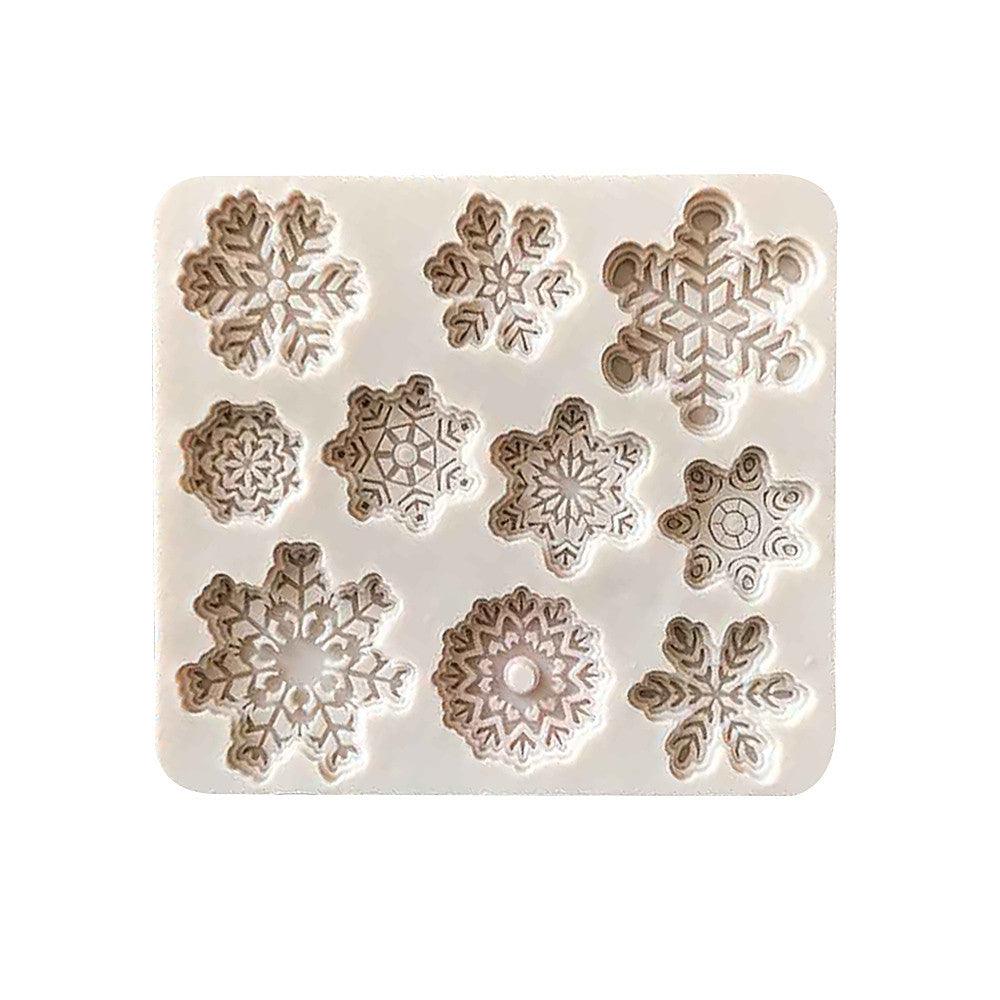 Christmas snowflake silicone mold - Nioor