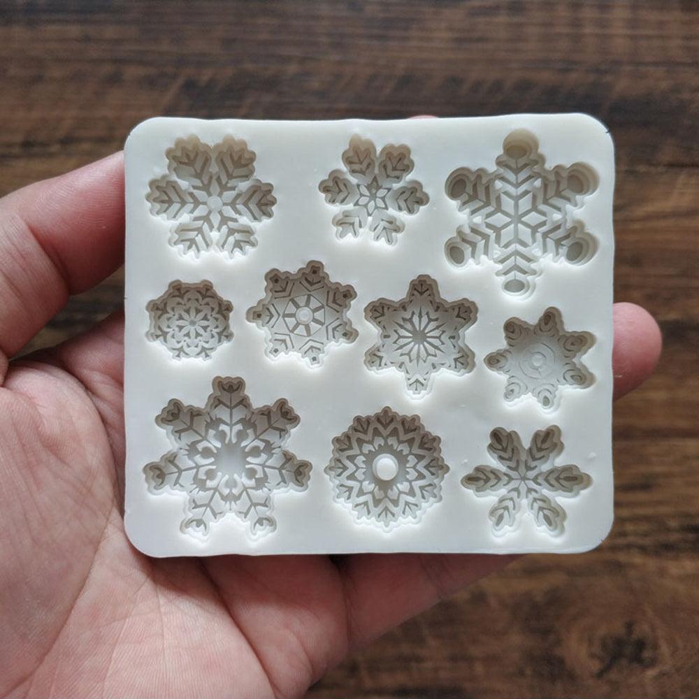 Christmas snowflake silicone mold - Nioor