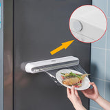 Cling Film Suction Cup Wall-mounted Box Kitchen Adjustable Storage Cutter - Nioor