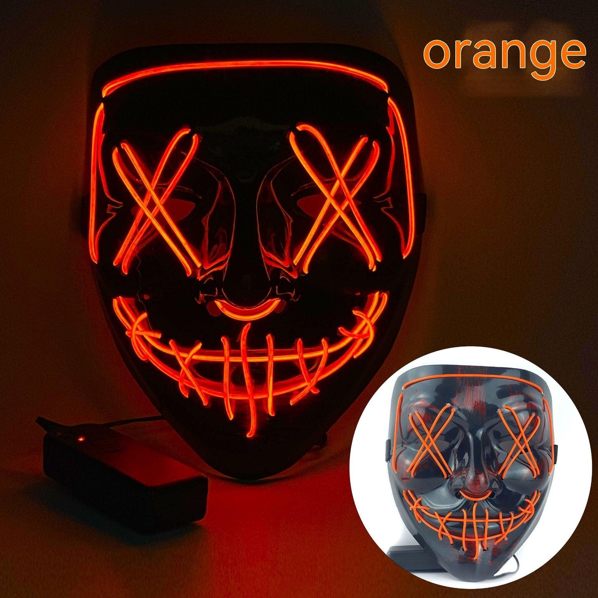 Cold Light Halloween Mask Led Luminous - Nioor