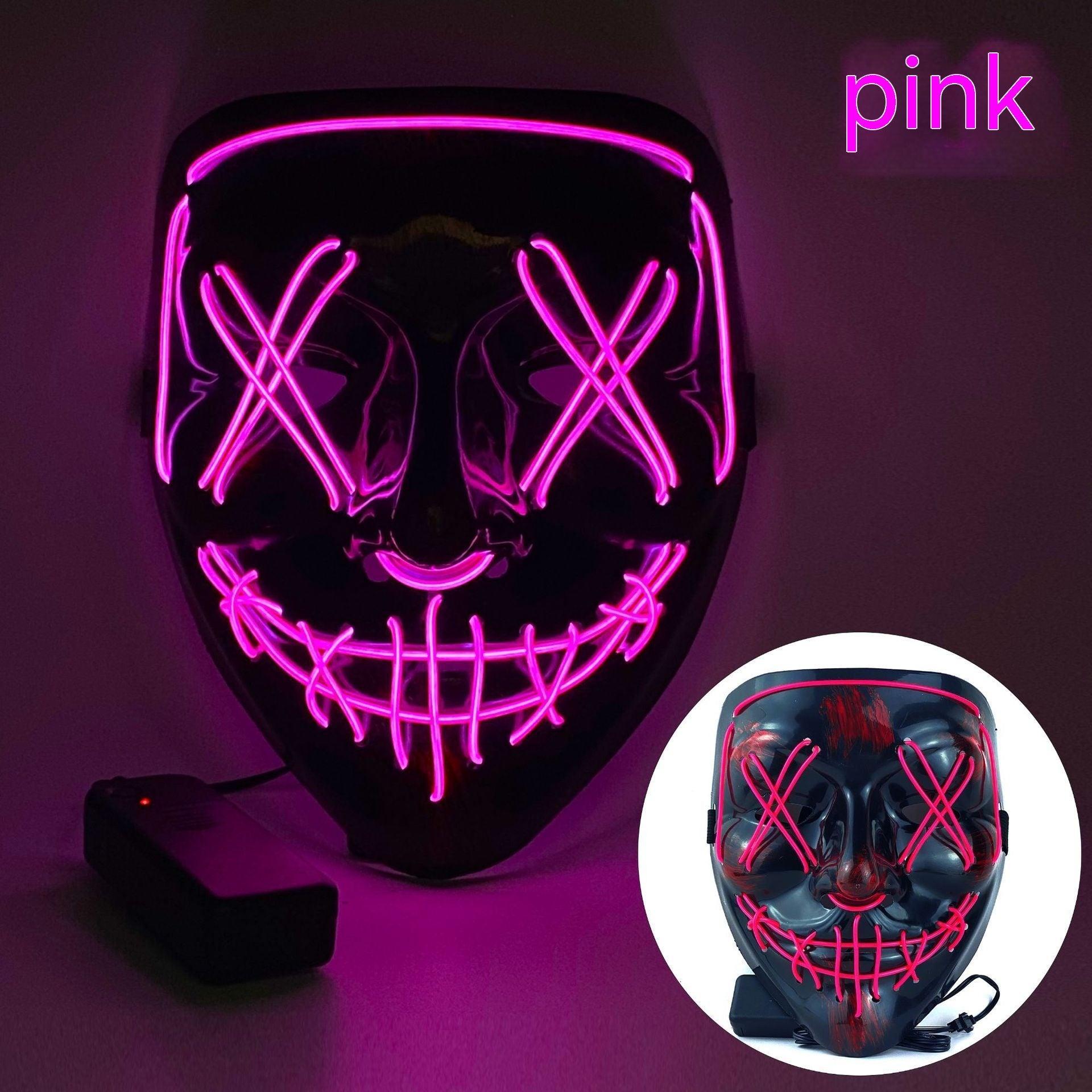 Cold Light Halloween Mask Led Luminous - Nioor