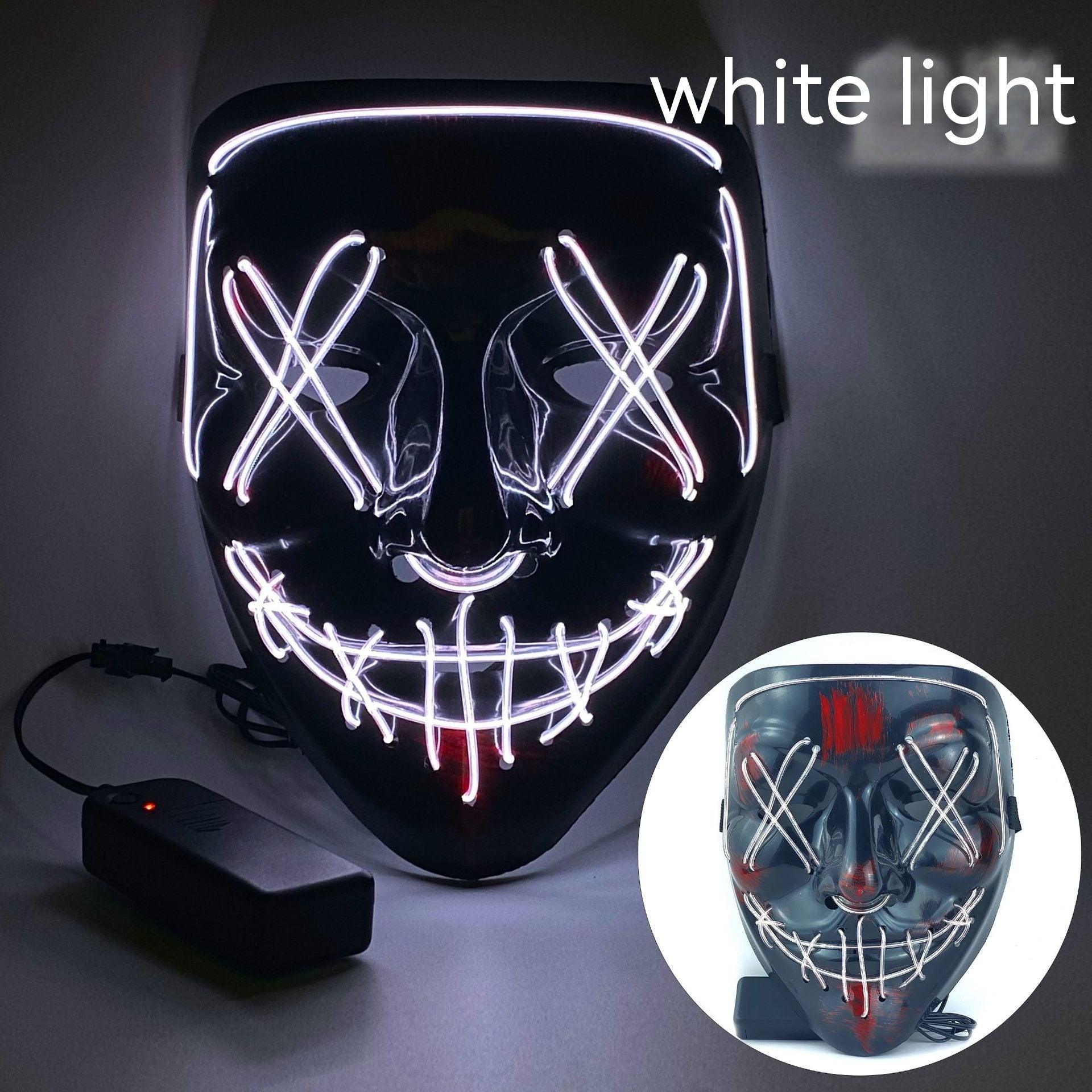 Cold Light Halloween Mask Led Luminous - Nioor