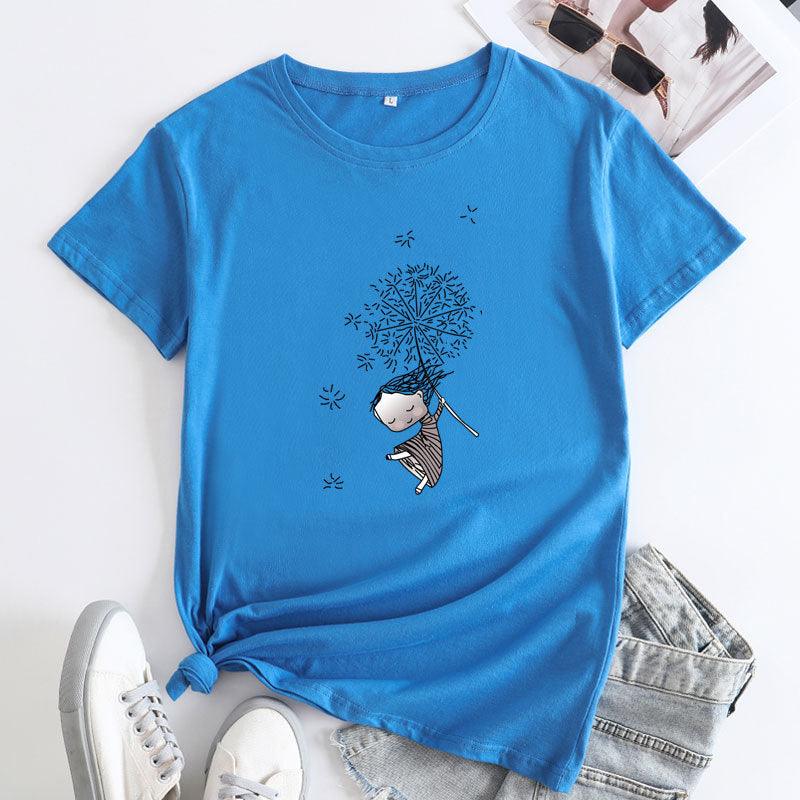 Comfort And Casual Women's Hot Sale Short Sleeve T-shirt - Nioor