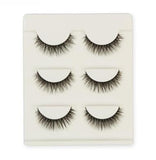 Compatible with Apple, 3 pair false eyelashes mink hair lashes Slim curly raised fake Eyelasehe extension Cilios Posticos makeup - Nioor