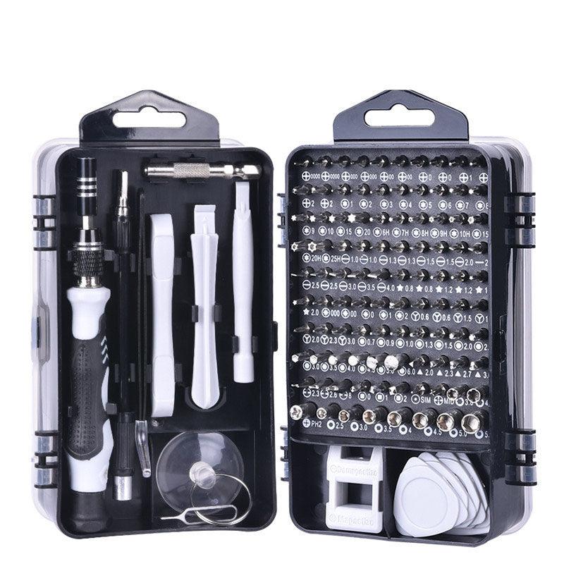 Compatible with Apple, Hot Sale 122 in 1Professional Multi Screwdriver Set for iPhone Android Laptop Computer DIY Repair Tool Kit - Nioor