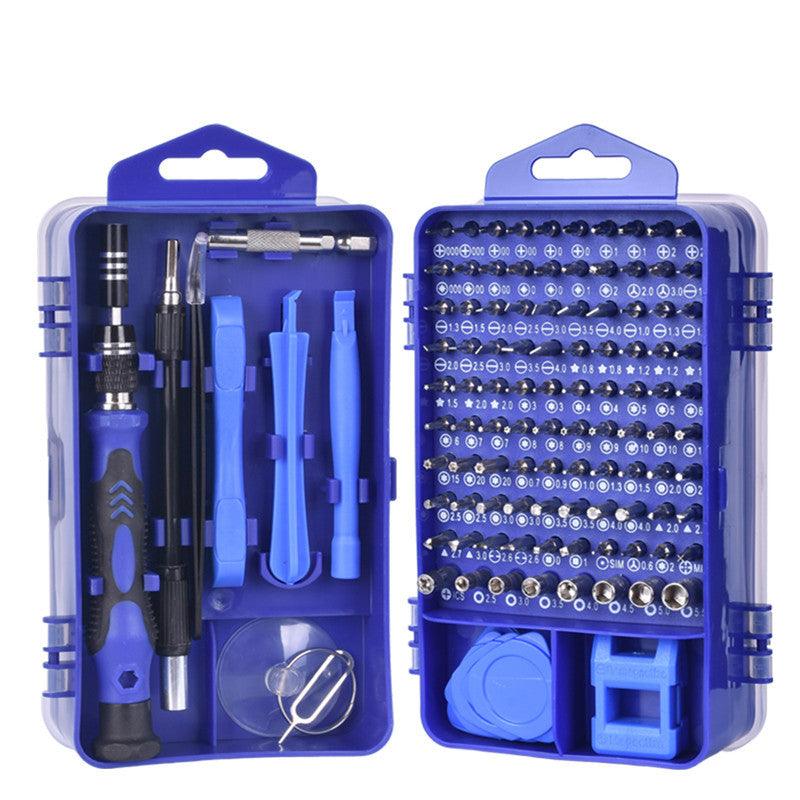 Compatible with Apple, Hot Sale 122 in 1Professional Multi Screwdriver Set for iPhone Android Laptop Computer DIY Repair Tool Kit - Nioor