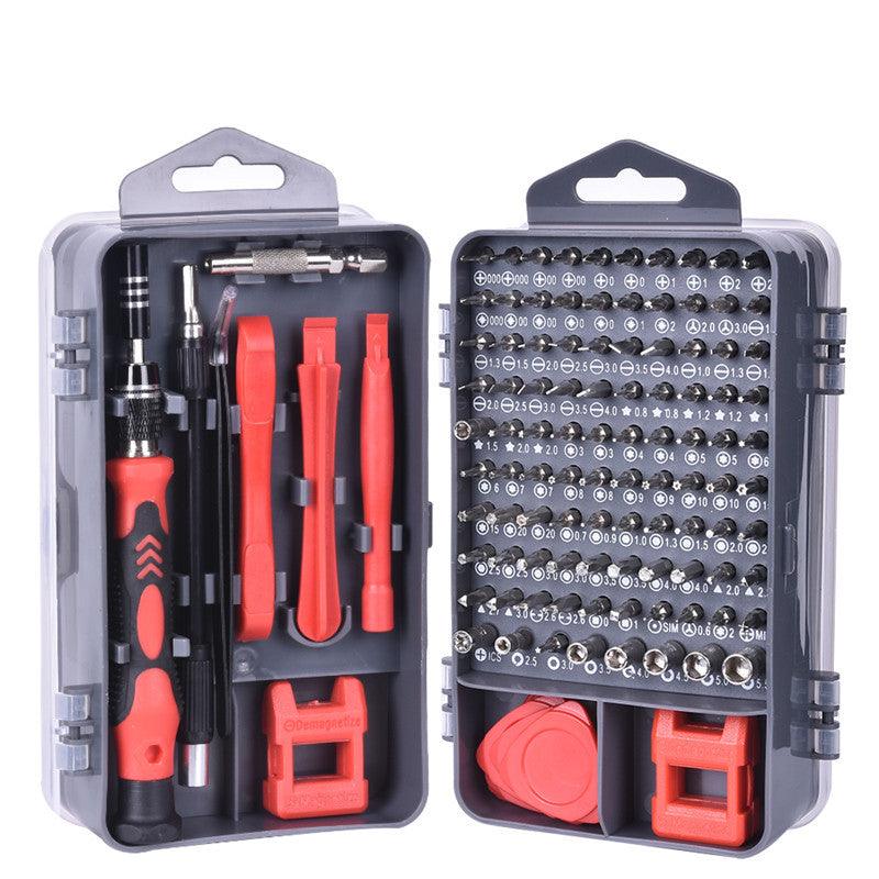 Compatible with Apple, Hot Sale 122 in 1Professional Multi Screwdriver Set for iPhone Android Laptop Computer DIY Repair Tool Kit - Nioor