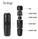 Condensed portable mini coffee machine - Nioor