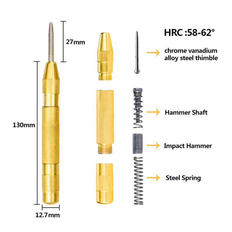 Cone drill bit punch set - Nioor