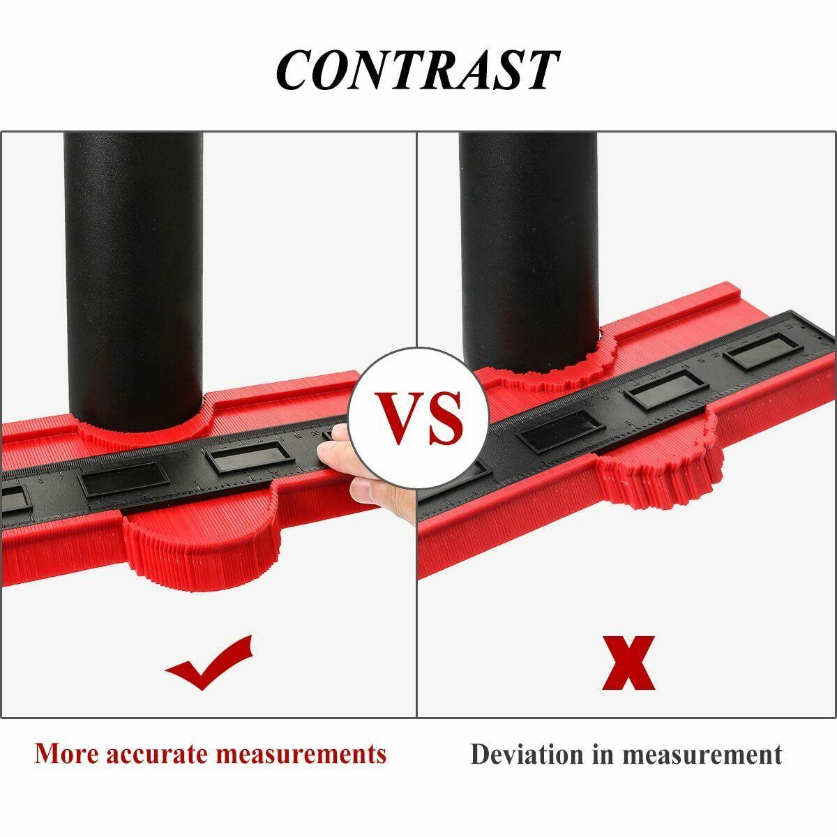 Contour Gauge Saker Duplicator Profile Copy Shape Measuring Tool Contour Gauge Duplicator Profile Copy Shape Measuring Ruler Tool - Nioor