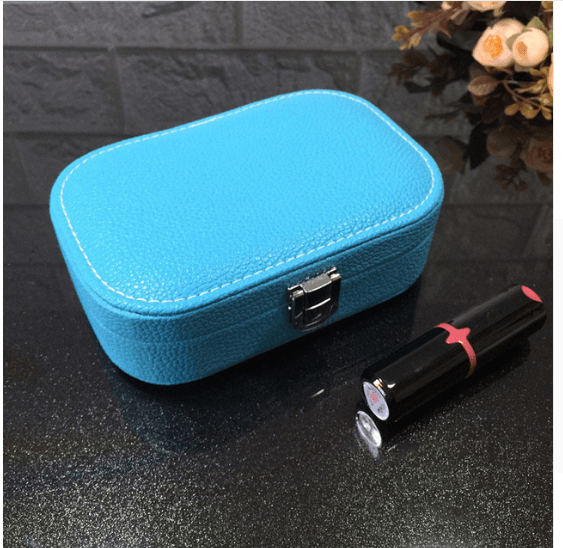 Cosmetic storage box with zipper travel portable jewelry box - Nioor