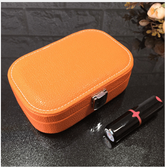 Cosmetic storage box with zipper travel portable jewelry box - Nioor