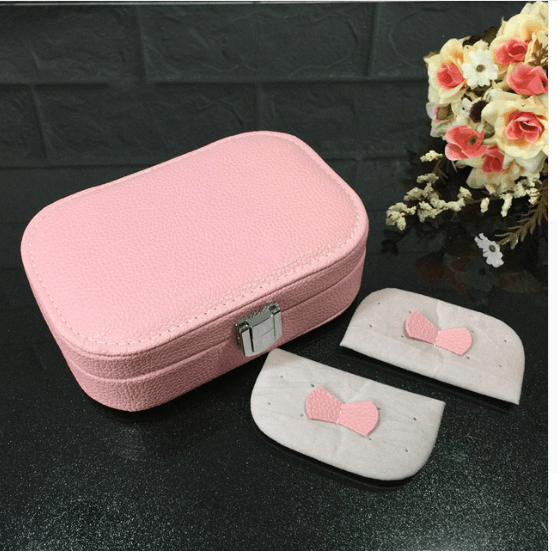 Cosmetic storage box with zipper travel portable jewelry box - Nioor