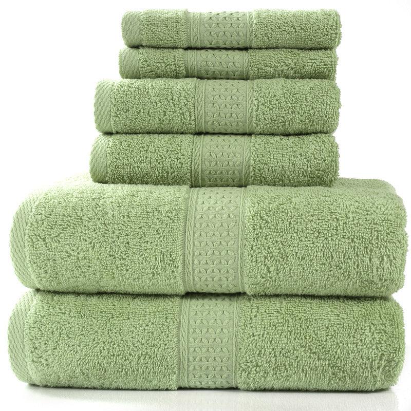 Cotton absorbent towel set of 3 pieces and 6 pieces - Nioor