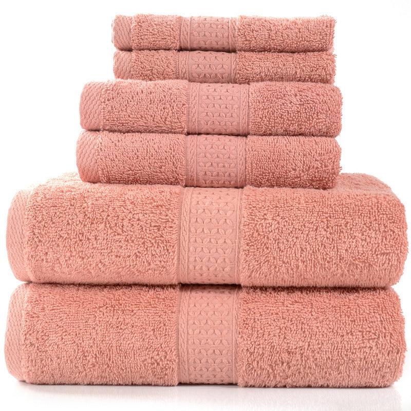 Cotton absorbent towel set of 3 pieces and 6 pieces - Nioor